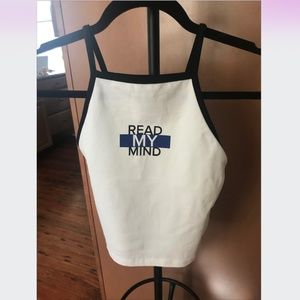 "Read My Mind" crop top